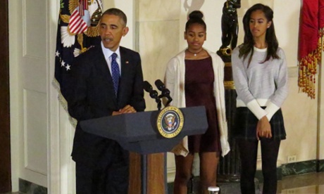 barack sasha malia obama