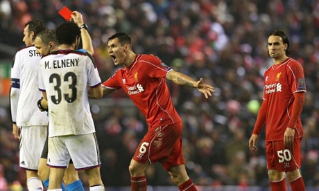 Lazar Markovic red card