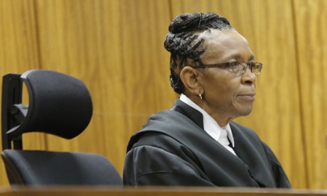 Judge Thokozile Masipa in court in Pretoria.