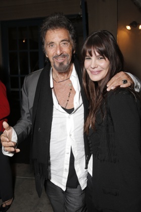Al Pacino and Lucila Sola in New York in December.