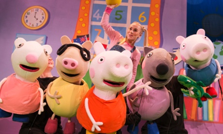 Emma Grace Arends as Daisy with Peppa Pig and friends