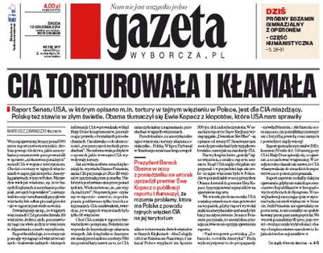 Gazeta - Poland - CIA Torturowala i Klamala