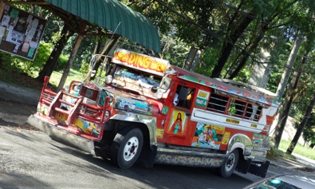 A 'jeepney' in Manila.