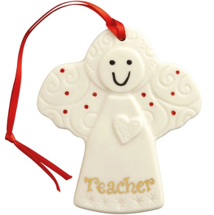 Ceramic angel decoration