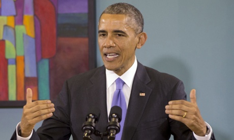 In this Dec. 9, 2014 file photo, President Barack Obama speaks in Nashville, Tenn.