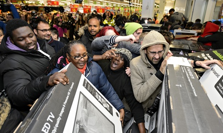 British shoppers on Black Friday could have benefited from some buyers' training.