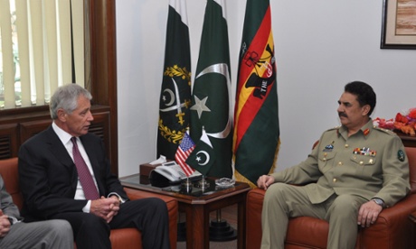raheel sharif chuck hagel