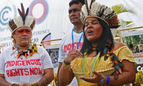 lima climate change demonstration