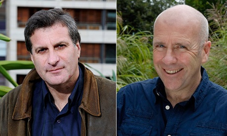 Steven Carroll, left, and Richard Flanagan