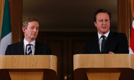 Enda Kenny and David Cameron, shown in a file photograph, are visiting Belfast to try to bridge gaps between the Stormont parties.