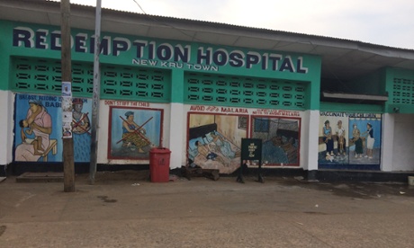 Redemption Hospital in the poorest part of Monrovia, which is closed except for morning out-patients