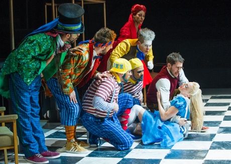 A scene from The Mad Hatter's Tea Party by ZooNation Dance Company @ Linbury Studio, Royal Opera House.