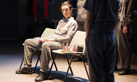 Harriet Walter as King Henry in Henry IV at the Donmar in London.