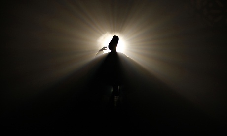 A physically disabled artist Sufi dancing