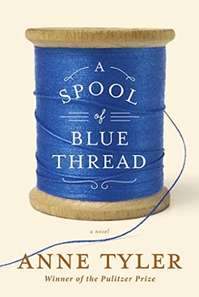 Anne Tyler A spool of blue thread.