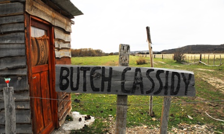 A cabin at the Butch and Sundance ranch, Cholila, Patagonia.