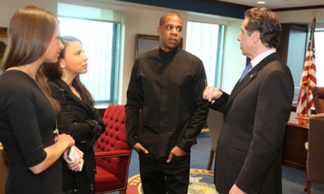 Jay Z and Andrew Cuomo