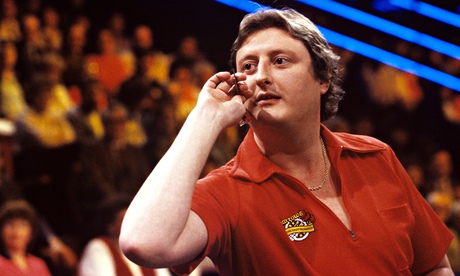 The Crafty Cockney … Eric Bristow in action. Bullseyes And Beer: When Darts Hit Britain – Timeshift.