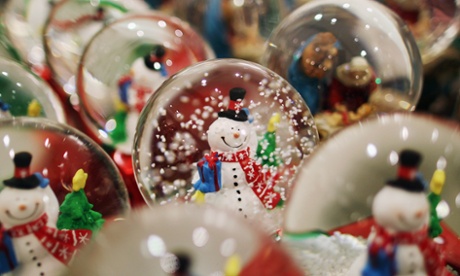Christmas snow globe