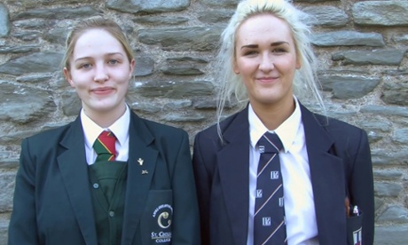 In Peace Apart's stars Yvonne Weir, left, and Courtney Cooke.