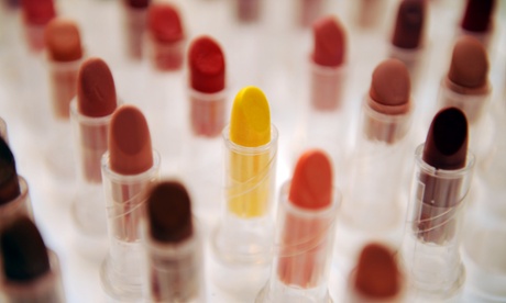 lipsticks on display