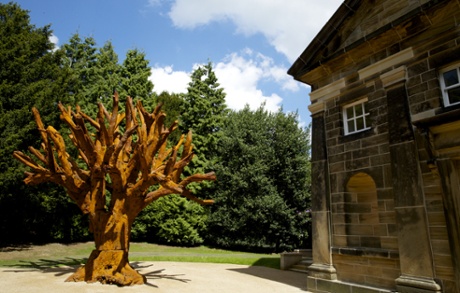 Iron Tree, 2013, by Ai Weiwei, in Yorkshire Sculpture Park.