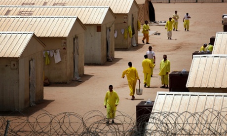 Detainees in Camp Bucca, in southern Iraq.