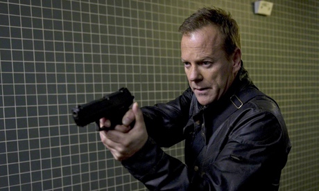 Kiefer Sutherland as Jack Bauer in 24.