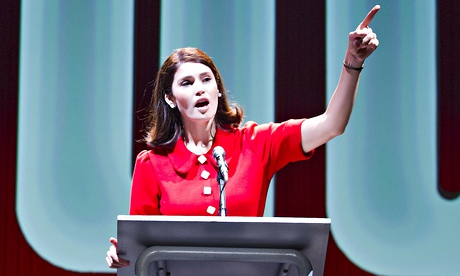Gemma Arterton in the musical Made In Dagenham, about the 1968 dispute over equal pay at Ford. 