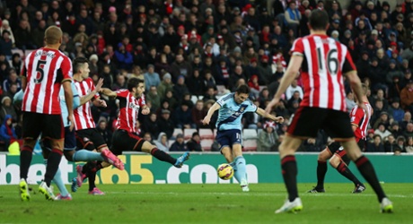 Stewart Downing gets the Hammers back in the game with a fine strike.