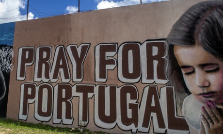 Graffiti artists in Lisbon show their discontent with economic policy.