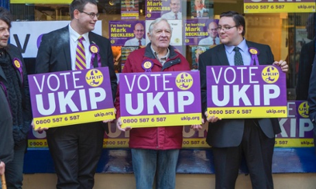 Ukip campaigners in Rochester