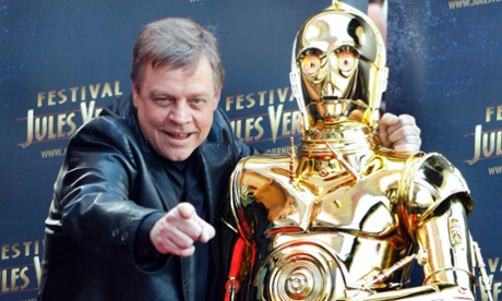Not scrap metal … Mark Hamill with C3PO