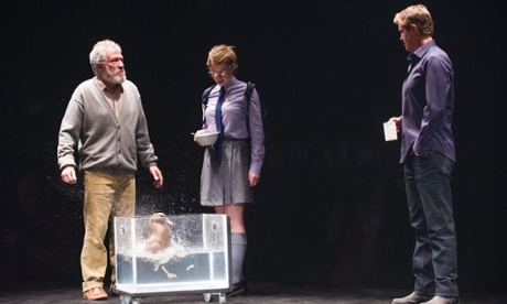 Radical ... Richard Piper, Sara West and Dan Wyllie in The Wild Duck at Barbican.