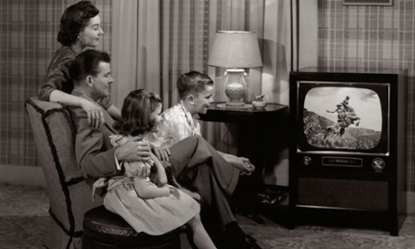 Family viewing from the 1950s.
