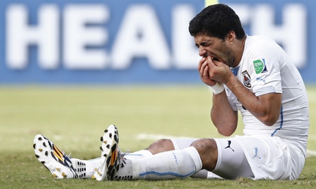 Luis Suarez in the 2014 World Cup