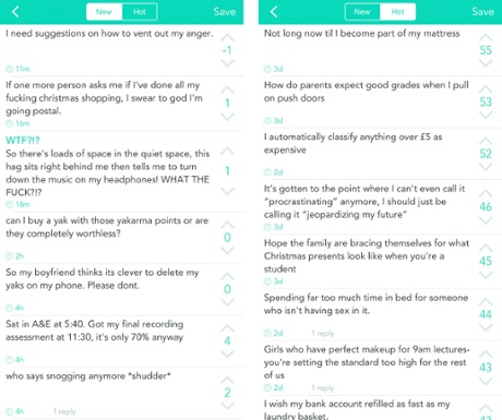 Yik Yak – Sheffield
