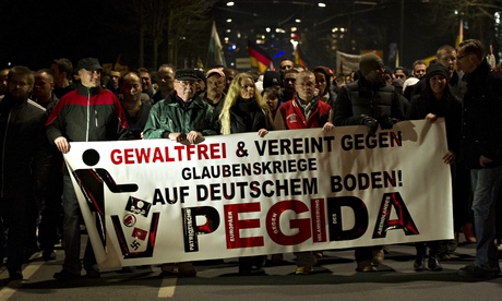 Pegida rally, Dresden