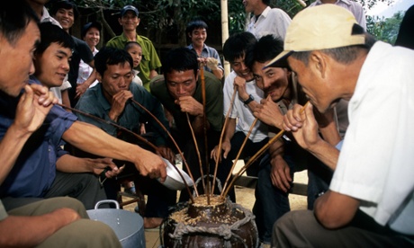 Rice wine Vietnam Alamy