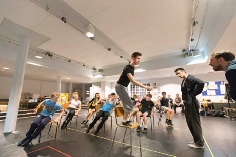 Rehearsals for Kes, by Jonathan Watkins.