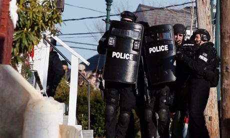 Police Swat team officers in Pennsylvania.