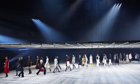 The Christian Dior show in Tokyo.