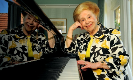Dame Fanny Waterman at her home in Leeds, photographed in May 2009.