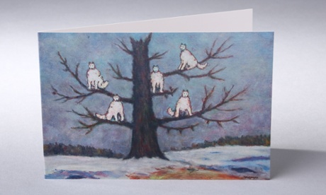 culture christmas gift Wolfman cards from the Freud Museum London.