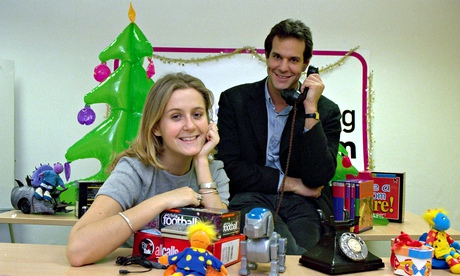Lastminute.com founders Martha Lane Fox and Brent Hoberman in 2000