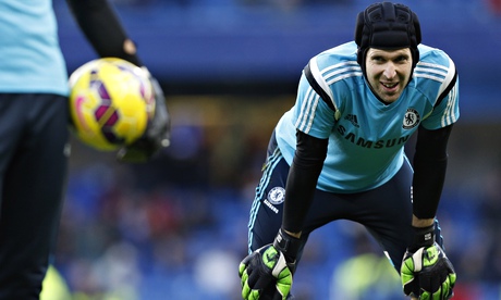 Chelsea's Czech goalkeeper Petr Cech