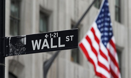 The Wall Street area in New York City's financial district