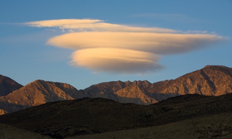Colorful lenticular clouds