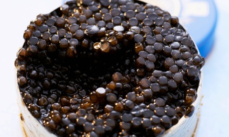 Caviar in the tin.