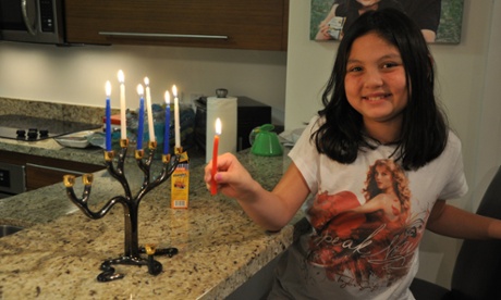 little girl hanukah